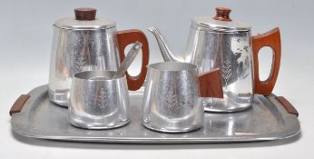 A retro mid century Sona stainless steel Coffee &