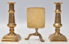 A Victorian 19th century apprentice piece tilt top