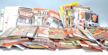 A large collection of vintage 1970's football prog