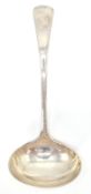 A good heavy English silver hallmarked ladle of si