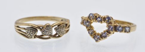 Two Hallmarked 9ct Gold Rings