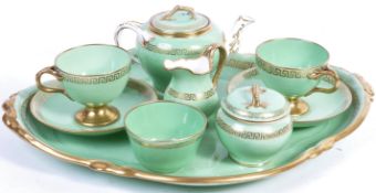 19TH CENTURY ENGLISH ANTIQUE CABARET TEA SET