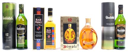 FOUR BOTTLES OF SCOTCH WHISKY IN ORIGINAL BOXES