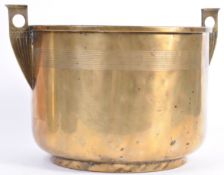 EARLY 20TH CENTURY ART DECO BRASS PLANTER POT