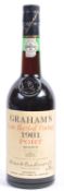 GRAHAM'S 1981 VINTAGE 70CL BOTTLE OF PORT BOTTLED IN OPORTO PORTUGAL