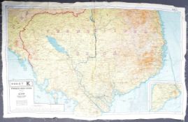 MI9 ESCAPE & EVADE - WWII SILK ESCAPE MAP OF SIAM