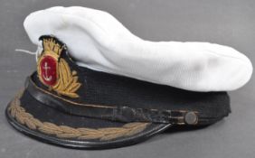 ORIGINAL BRITISH MERCHANT NAVY CAPTAINS PEAKED CAP