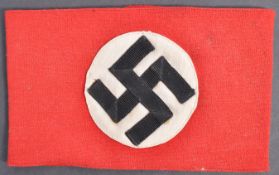 ORIGINAL WWII SECOND WORLD WAR NAZI PARTY CLOTH ARMBAND