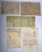 COLLECTION OF ASSORTED MAPS - WWI & WWII RELATED
