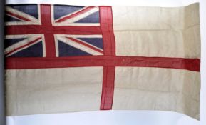 RARE WWII SECOND WORLD WAR NAVY WHITE ENSIGN HMS G