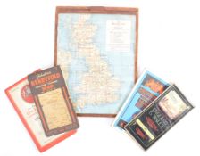 COLLECTION OF VINTAGE ROAD MAPS - 1930'S / 50'S ET
