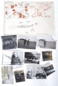 WWII SECOND WORLD WAR RAF SKETCHBOOK & RELATED PHO