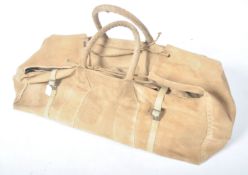 COLLECTION OF WWII BRITISH MILITARY ISSUE KIT BAG