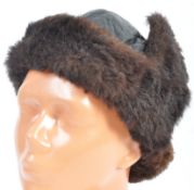 ORIGINAL WWII GERMAN 1941 MOTORCYCLE / FLYING HAT