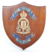 WWII 1945 ROYAL ARMY ORDNANCE CORPS WALL PLAQUE