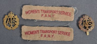 WWII SECOND WORLD WAR ' FEMALE ' SERVICE RELATED I