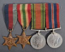 WWII MEDAL GROUP - 5186748 PRIVATE A. BENNET OF BRISTOL
