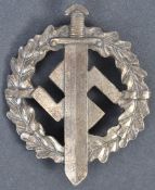 ORIGINAL WWII SECOND WORLD WAR SA SPORTS BADGE
