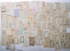 VICTORIAN EPHEMERA COLLECTION - LARGE COLLECTION OF THEATRE PROGRAMMES