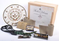 COLLECTION OF ITEMS FROM THE LATE MAJOR EW HERRINGTON MBE