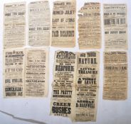 VICTORIAN EPHEMERA COLLECTION - 19TH CENTURY THEATRE POSTERS