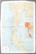 MI9 ESCAPE & EVADE - WWII SILK ESCAPE MAP OF BURMA