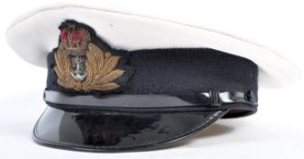 20TH CENTURY BRITISH ROYAL NAVY OFFICER'S PEAKED C
