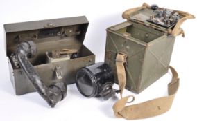 ORIGINAL WWII SECOND WORLD WAR FIELD TELEPHONE AND