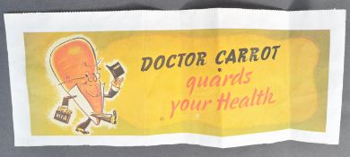 WWII ' DOCTOR CARROT GUARDS YOUR HEALTH SHOP WINDO