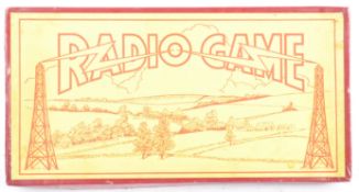 SCARCE PRE-WWII ' RADIO GAME ' BOARD GAME - SHOWIN