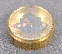 WWII MI9 ESCAPE & EVADE - MINIATURE BRASS ESCAPE C