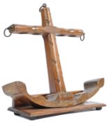 HMS VICTORY WOODEN ANCHOR PIPE RACK SALVAGED WOOD