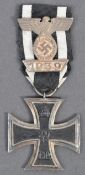 WWI FIRST WORLD WAR IRON CROSS WITH WW2 SPANGE