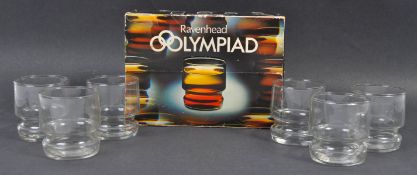 RAVENHEAD ENGLAND - SET OF 6 OLYMPIAD PATTERN DRIN