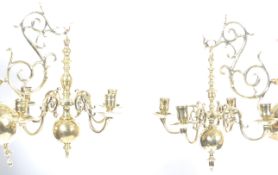 19TH CENTURY PAIR OF 17TH CENTURY DUTCH HANGING CH