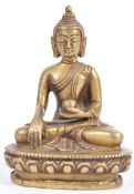 19TH CENTURY CHINESE BRONZE BUDDHA FIGURINE