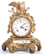 19TH CENTURY ORMOLU MANTLE CLOCK BY C DETOUCHE OF