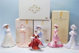 ROYAL DOULTON AND COALPORT PORCELAIN LADY FIGURINES