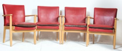 SET OF FOUR VINTAGE 20TH CENTURY PARKER KNOLL ARMCHAIRS