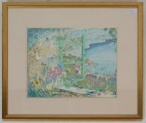 Benedict Blathwayt - Author & Illustrator. 1994 'Sea Window' original book illustration