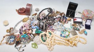 LARGE COLLECTION OF COSTUME JEWELLERY