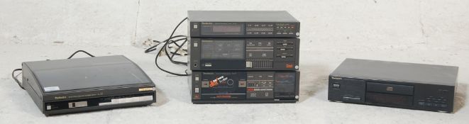 Hi-Fi - A Technics music stacking system comprising of a DC Servo Automatic Turntable SL-J2, LW/MW/