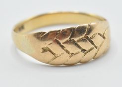 EDWARDIAN 18CT YELLOW KNOT RING