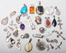 A large collection of silver 925 to include various size and shapes( see illustrations) total