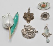 ANTIQUE AND LATER ART NOUVEAU AND NORWEGIAN JEWELLERY