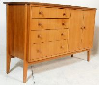 Crimson & Slater - Vesper - A retro vintage mid-century teak wood sideboard credenza, having an