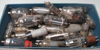 A good collection of mixed radio valves to include Solus PL519, Solus PY500A, Mullard PL504, Mazda