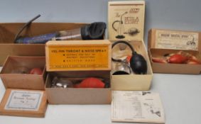 A large collection of late Victorian early 20th century antique medical instruments to include: