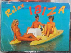 Erotic / Pornographic postcards - a collection of x55. Modern collection of semi-naked, nude, and