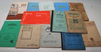 COLLECTION OF VINTAGE CLASSIC CAR OWNER'S MANUALS